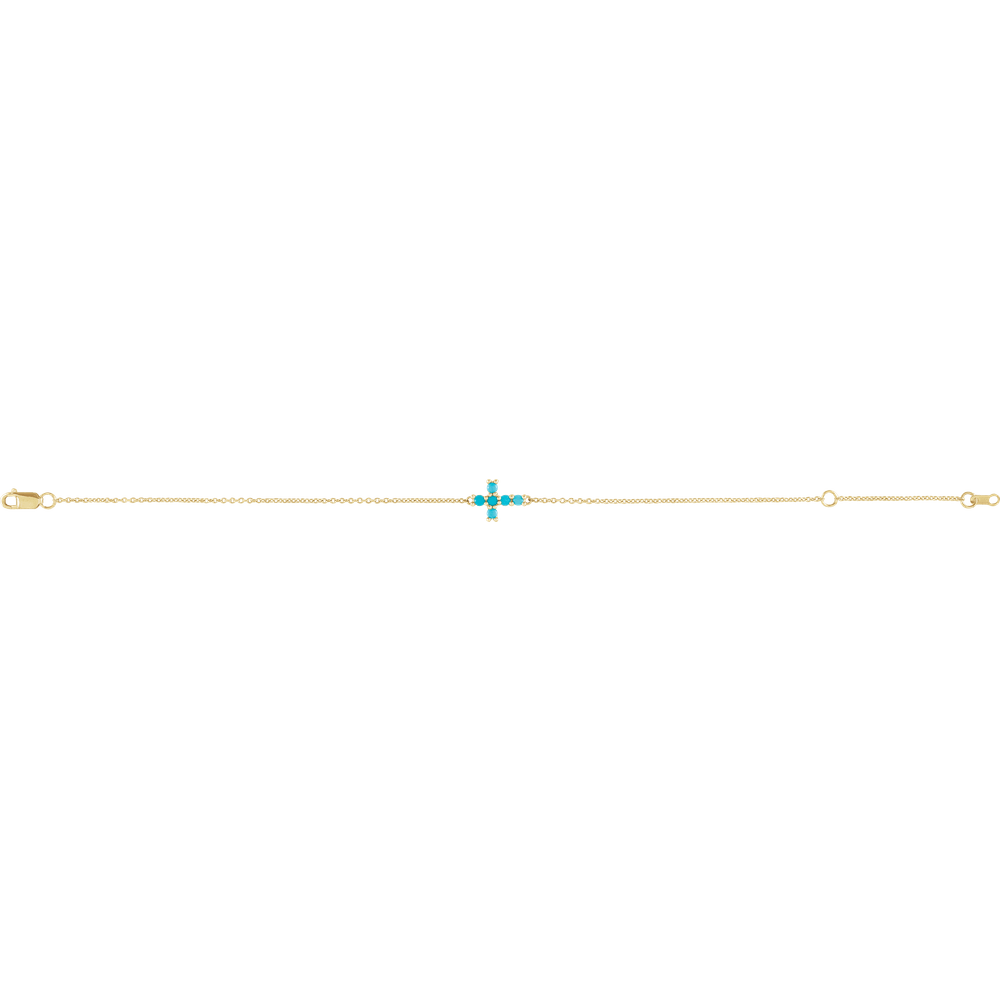 Sideways Cross Bracelet