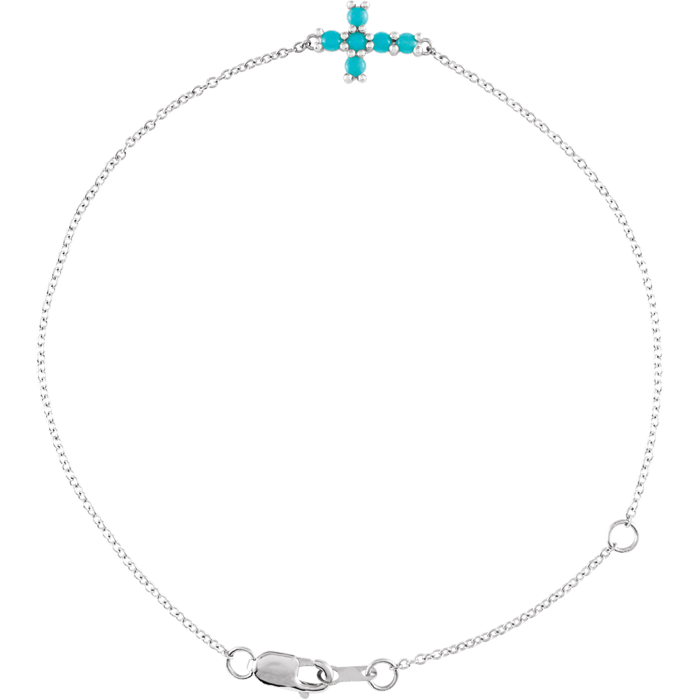 Sideways Cross Bracelet