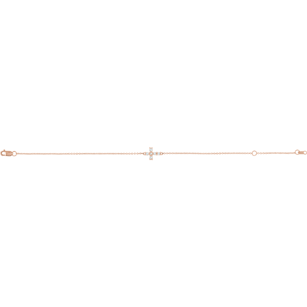 Sideways Cross Bracelet