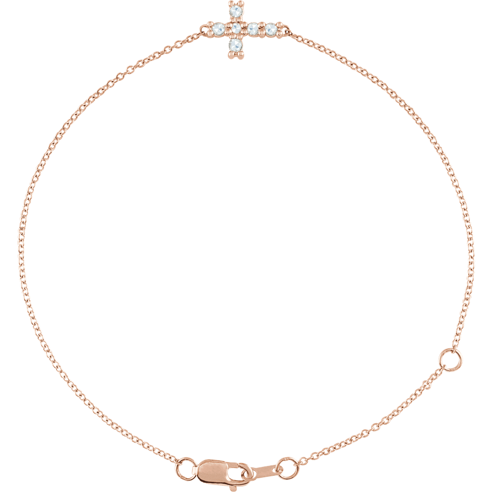 Sideways Cross Bracelet