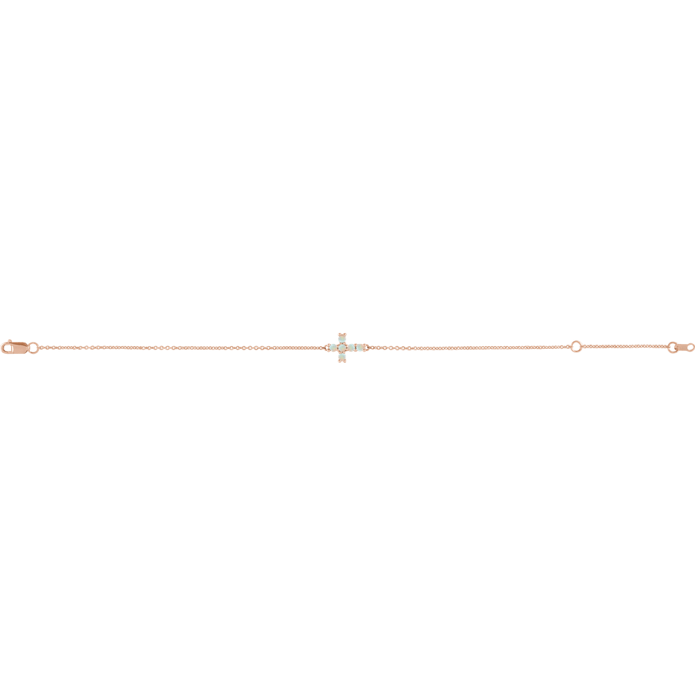 Sideways Cross Bracelet