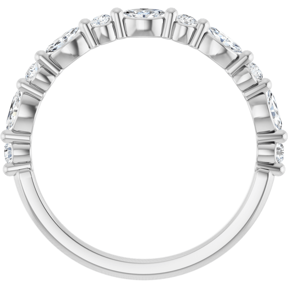 Natural & Lab-Grown Diamond Anniversary Band