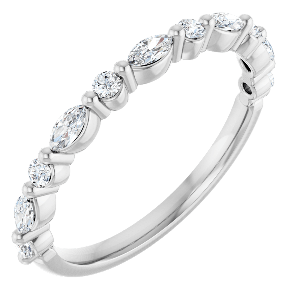 Natural & Lab-Grown Diamond Anniversary Band
