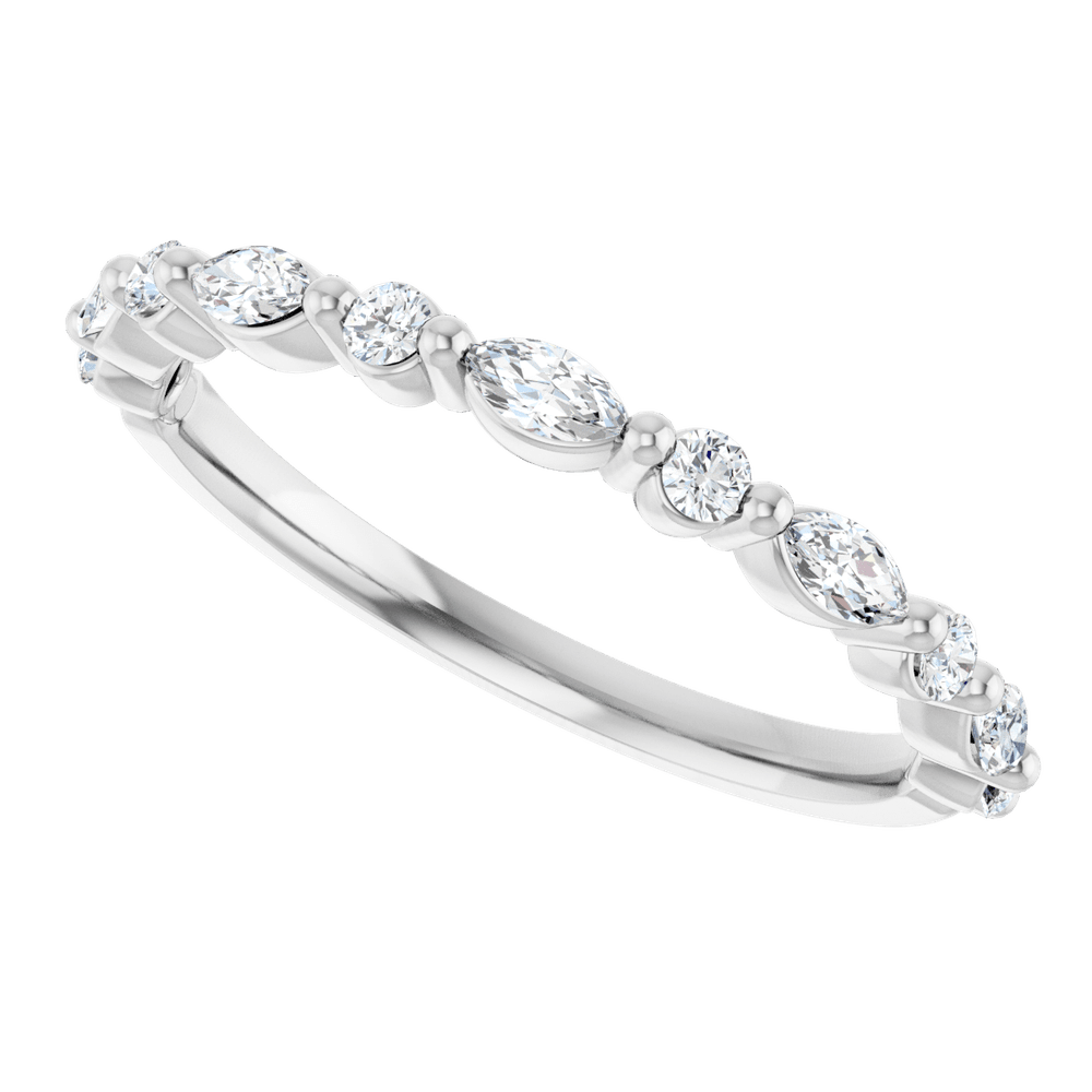 Natural & Lab-Grown Diamond Anniversary Band